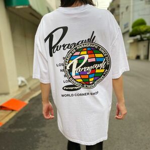 パラグラフ 正規品 直輸入 ワールド トラベル Tシャツ ホワイト