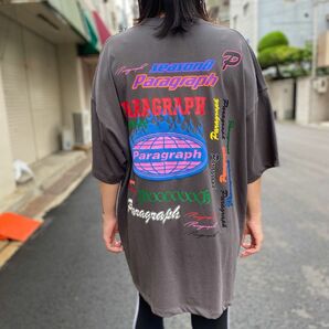 パラグラフ 男女兼用 正規品 直輸入 シーズン9 フレイムファンキー Tシャツ チャコール