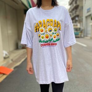 パラグラフ 男女兼用 正規品 直輸入 シーズン9 サンフラワー Tシャツ メランジ