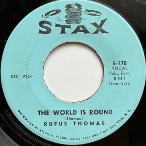 【試聴 7inch】Rufus Thomas / The World Is Round, Chicken Scratch 7インチ 45 muro koco フリーソウル サバービア