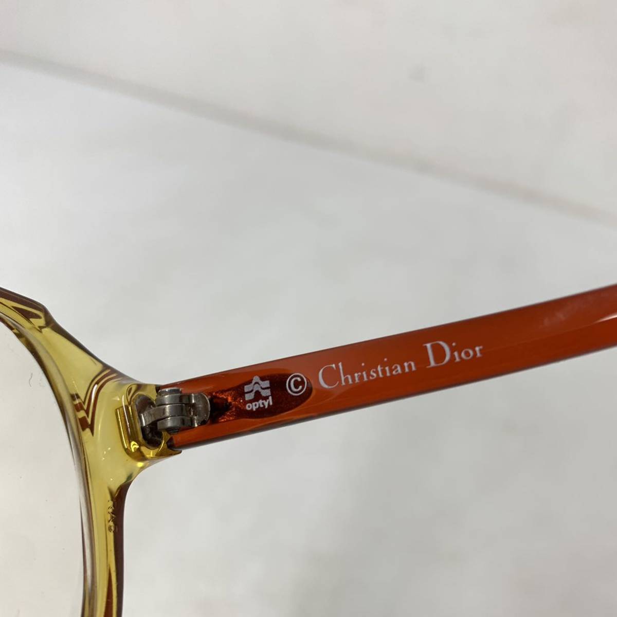 VINTAGE Christian Dior 眼鏡 アイウェア 折りたたみ ゴールドフレーム