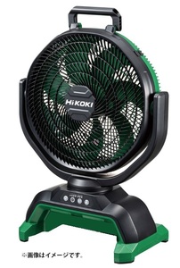 HiKOKI 18V コードレスファン UF18DA(NN) 本体+ACアダプタ付 扇風機 18V対応 日立 ハイコーキ