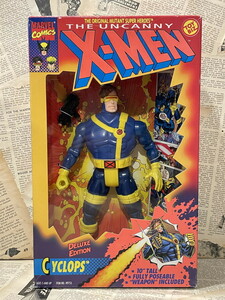 *1990 годы / X men / action фигурка быстрое решение Vintage USA/X-Men/10" Figure(Cyclops/MIB) MA-131