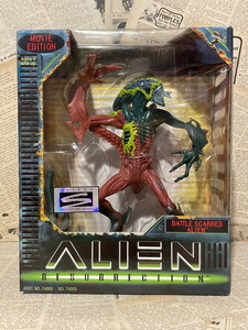 ☆1990年代/エイリアン/アクションフィギュア/即決ビンテージ/Kenner/Alien Resurrection/Action Figure(Battle Scarred Alien/MIB) MO-115