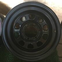 鉄ホイール ランクルなど用15インチ 15×8JJ OFF;-16 PCD;139.7-6H ハブ径;約108mm 少し傷あり 錆びあり 4本_画像5