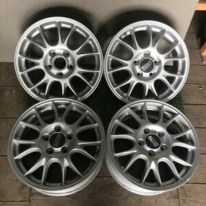  BBS 16インチ 16H2×6.5JJ OFF;+50 PCD;112-5H ハブ径;約56mm 少し傷あり 1本センターキャップ欠品 4本