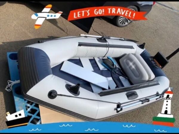 2人乗り スラッドブロア バス釣り 海釣り等 釣りボート 船外機3馬力まで対応 新品