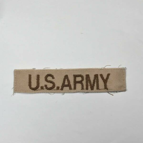 デザート 米軍実物 ネームテープ パッチ ベルクロなし 縫い付け用 ARMY アメリカ陸軍 ヴィンテージ リメイク サバゲー コレクション ④