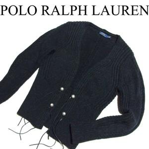 20AW Polo Ralph Lauren ポロ ラルフローレン コンチョ ニット カーディガン S