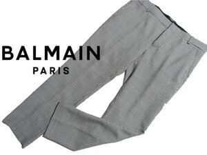 20AW BALMAIN Balmain thousand bird .. is undo toe s wool slacks pants 50