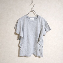 Bisque by nest Robe 03152-3476 バタフライスリーブ 半袖Ｔシャツ カットソー グレー ビスク バイ ネストローブ 3-0601S 213215_画像1