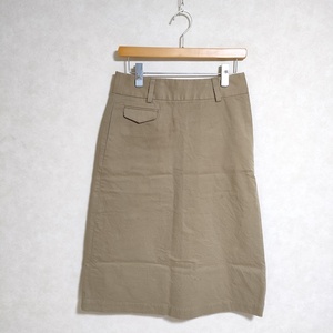 MARGARET HOWELL LIGHT COTTON TWILL コットンチノスカート 578-0232602 ロングスカート マーガレットハウエル 3-0601G 215634