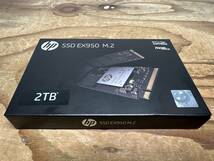 HP 新品 EX950 2TB 2280 SSD M.2 PCIe Gen3x4 NVMe1.3 TLC DRAMキャッシュ搭載 5年保証 送料無料 東京発送_画像1