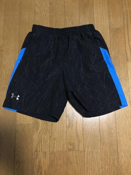 UA アンダーアーマ ランニングパンツ ランパン SM 黒青 箱根駅伝マラソン