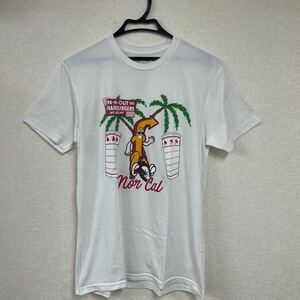 送料込み インアンドアウトバーガー IN-N-OUT BURGER Ｔシャツ 白 M ④