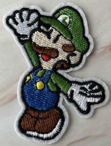 マリオ　ルイージ　アイロン　刺繍　ワッペン