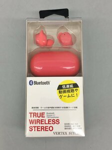 イヤホン ワイヤレスイヤホン VTH-IC046 ヴァーテックス レッド BLUETOOTH 未開封 2306LR164