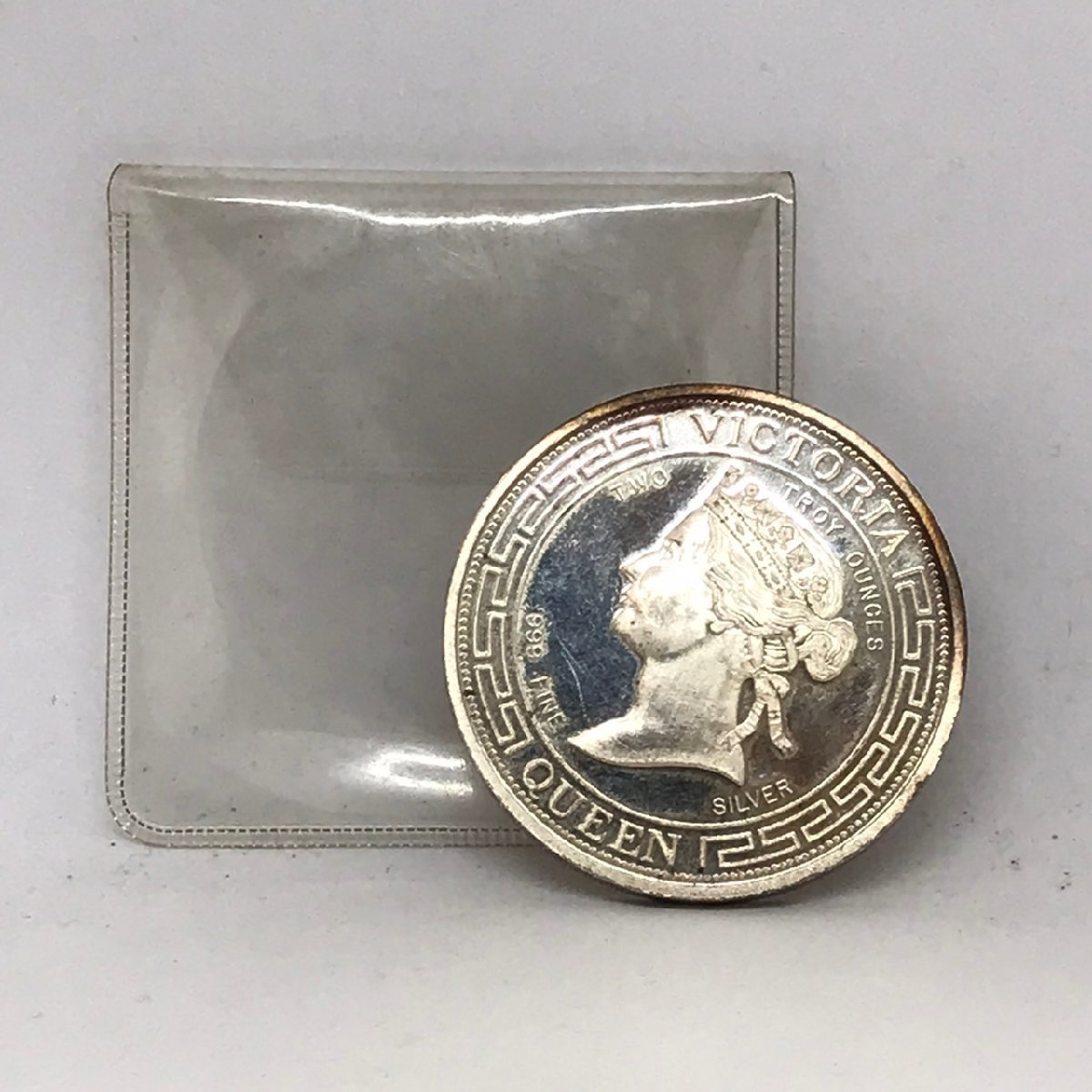 ▽▽ヴィクトリア女王 100年記念 2トロイオンス 銀貨 純銀 総重量 約
