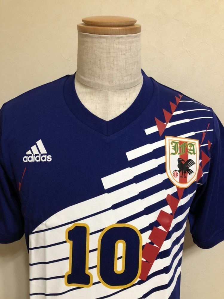 美品】 adidas アディダス サッカー 日本代表 復刻 Tシャツ KIRIN