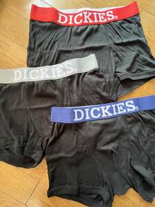 Lサイズ！３枚セット！高貴紳士的！ブランド品！Dickies！(ディッキーズ)！立体前閉じ！お肌に優しい！フィット！ボクサーブリーフ！