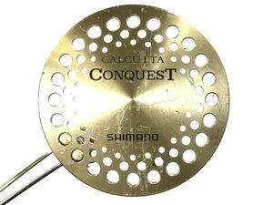 I48 SHIMANO シマノ 00 カルカッタコンクエスト 201(左用) サイドカップ(本体B組) パーム プレート カルコン CALCUTTA CONQUEST 中古品