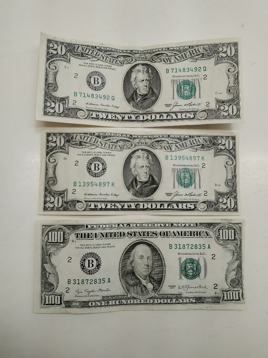 ヤフオク! -「旧100ドル」の落札相場・落札価格