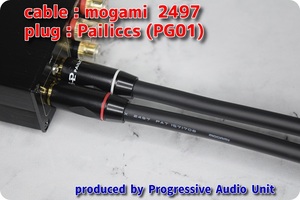 □□ mogami 2497＋RCA Gp_plug（PG01）/0.95m×2本