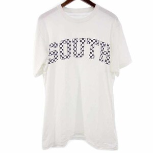 M SOUTH プリント クルーネック 半袖 カットソー Tシャツ