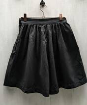 コムデギャルソン　トリコ　80s 　ショートパンツ　ギャザーフレアー　ミニスカート　Sサイズ　黒　ブラック　レトロ_画像3
