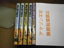 源氏物語捷径(ちかみち) 光源氏の成長 全5巻　上坂信男　右文書院 　1999～2001年初版　＜アマゾン等への無断転載禁止＞※レタプラ_画像1