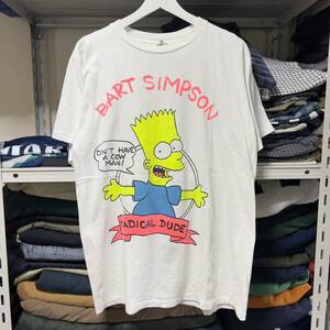 90s SIM BART SIMPSON radical dudeTシャツ 半袖Tシャツ