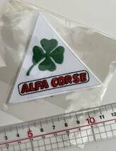 アルファロメオ　アルファコルセ　ＡＬＦＡ ＣＯＲＳＥ　ワッペン　1枚 　　新品_画像1