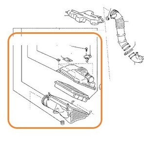 トヨタ ハイラックス サーフ KDN215 未使用 純正 エアクリーナー エアークリーナー エアクリ ボックス ランドクルーザー プラド Ｔ0364-2