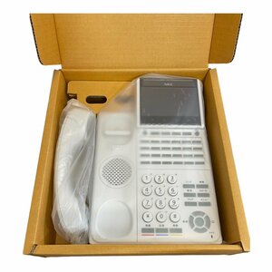 [ не использовался ]NEC ITK-24CG-1D(WH)TEL 24 кнопка цвет IP многофункциональный телефон ( белый ) DT900 серии телефон бизнес ho n телефонный аппарат L40152RD