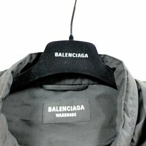 ◆中古品◆BALENCIAGA バレンシアガ MEN'S RTW woven ウィンドブレーカー BB PARIS ブラック 黒 kyX3385N_画像2