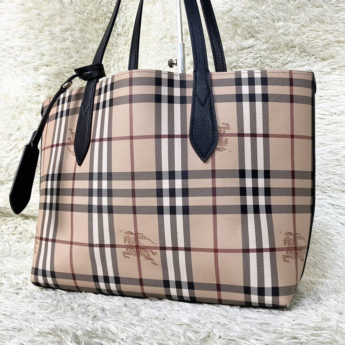 ヤフオク! -「burberry リバーシブルトートバッグ」の落札相場・落札価格