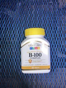 期限は２０２4年9月以降の長い物！　高品質タイムリリース加工ビタミンB群B-100　60粒×1