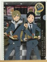 デュラララ!!　DRRR!!　サイケデリック・ケモミミ 臨也Ver.　静雄Ver.　電撃文庫 アニメ版　合計５枚　クリアファイル (8671)_画像7