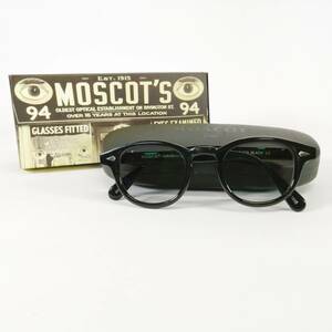 MOSCOT メガネ LEMTOSH 44□24-140 tortoise ウェリントン プラスチック ブラック モスコット レムトッシュ