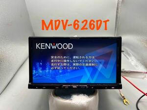 即決★ケンウッドKENWOOD MDV-626DT HDDナビ　CD録音　DVD　2012年地図 SD　USB/////