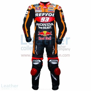 海外 高品質　送料込み　マルク・マルケス MOTOGP 2017 レザーレーシングスーツ　サイズ各種　パンチング　レプリカ カスタム