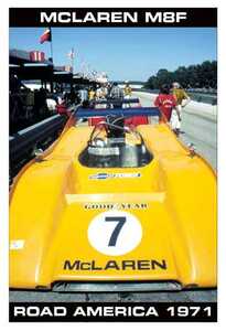 ●ポスター//McLAREN M8F CAN-AM・ROAD AMERICA 1973/The Speed Marchamts Collection