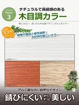 【訳あり】OFP0615 オレフェンスプランター（木目調ナチュラルブラウン）幅60×150cm たためる アルミ フェンス 目隠し アルマックス ALMAX_画像6