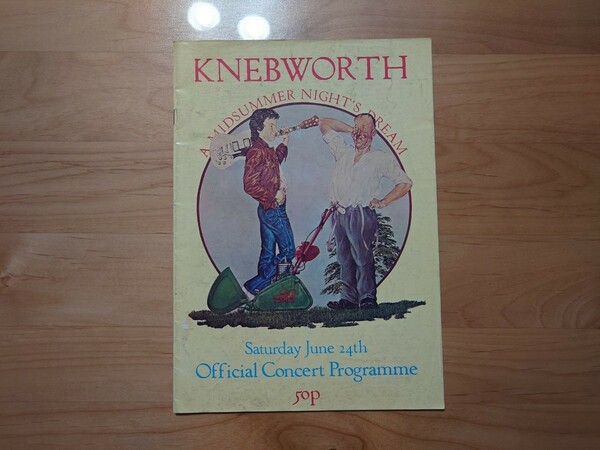 ★ネブワース Knebworth★パンフレット★1978年★ジェネシスほか★Genesis★Concert Programme★経年傷み、汚れ