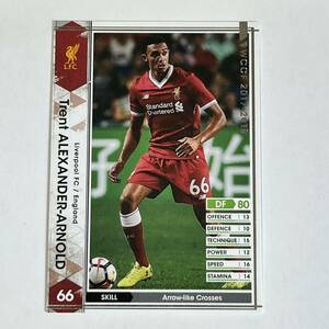 ♪♪WCCF 17-18 白 トレント・アレクサンダー=アーノルド Trent Alexander-Arnold Liverpool ♪三点落札で普通郵便送料無料♪