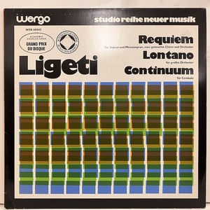 ■即決 現代音楽 Ligeti / Requiem wer60045 av1542 独オリジナル、カバーmの文字辺りにステッカー痕 リゲティ