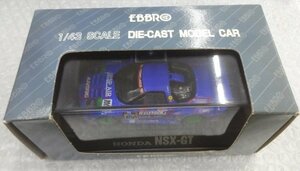 ★エブロ 1/43 EBBRO レイブリック NSX #100 高橋国光 1998 JGTC GT500 スーパーGT ホンダ NSX-GT ミニカー フィギュア