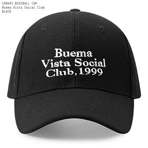 ユニセックス 男女兼用 ロゴ刺繍 ボールキャップ ベースボールキャップ オールシーズン UNISEX BASEBALL CAP Buema Vista Social Club,1999