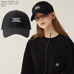 ユニセックス 男女兼用 ロゴ刺繍 ボールキャップ ベースボールキャップ オールシーズン UNISEX BASEBALL CAP Captial Radio Tunes