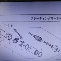 VTX SC46 セルモーター　ブラシホルダー　ブラシターミナル　純正未使用品　VTX1800_画像2